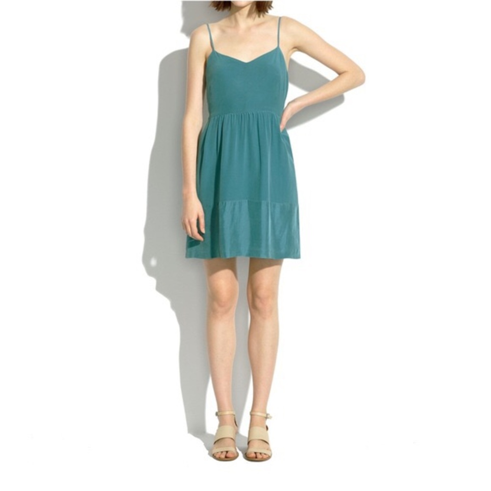 Madewell Bordershine Silk Dress